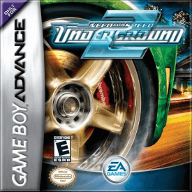 Need for Speed Underground 2 box art for GameBoy Advance